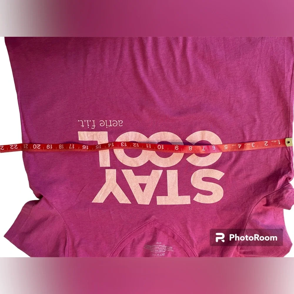 Aerie Fit T-Shirt Pink Size xl - Picture 5 of 7